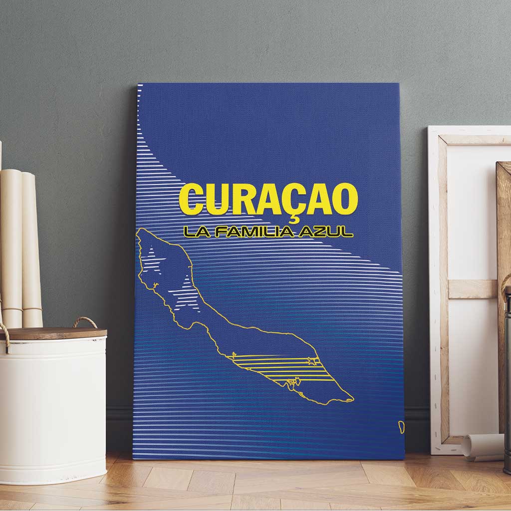 Curacao Football Canvas Wall Art La Familia Azul Go Champion