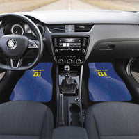 Curacao Football Car Mats La Familia Azul Go Champion