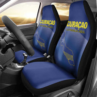 Curacao Football Car Seat Cover La Familia Azul Go Champion