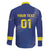 Custom Curacao Football Family Matching Long Sleeve Bodycon Dress and Hawaiian Shirt La Familia Azul Go Champion