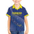 Custom Curacao Football Family Matching Summer Maxi Dress and Hawaiian Shirt La Familia Azul Go Champion