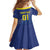 Custom Curacao Football Family Matching Tank Maxi Dress and Hawaiian Shirt La Familia Azul Go Champion