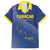 Custom Curacao Football Family Matching Tank Maxi Dress and Hawaiian Shirt La Familia Azul Go Champion