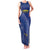 Custom Curacao Football Family Matching Tank Maxi Dress and Hawaiian Shirt La Familia Azul Go Champion
