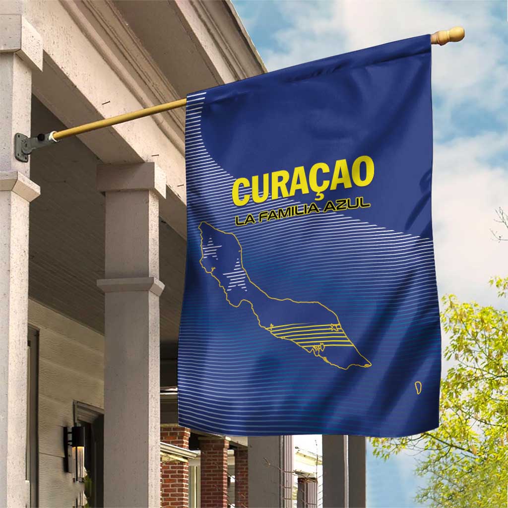Curacao Football Garden Flag La Familia Azul Go Champion