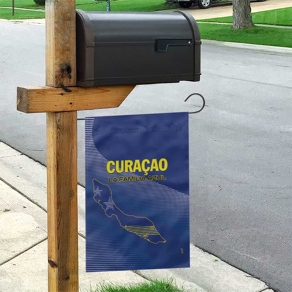 Curacao Football Garden Flag La Familia Azul Go Champion