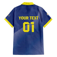 Custom Curacao Football Hawaiian Shirt La Familia Azul Go Champion