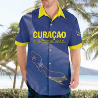 Custom Curacao Football Hawaiian Shirt La Familia Azul Go Champion