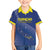 Custom Curacao Football Kid Hawaiian Shirt La Familia Azul Go Champion