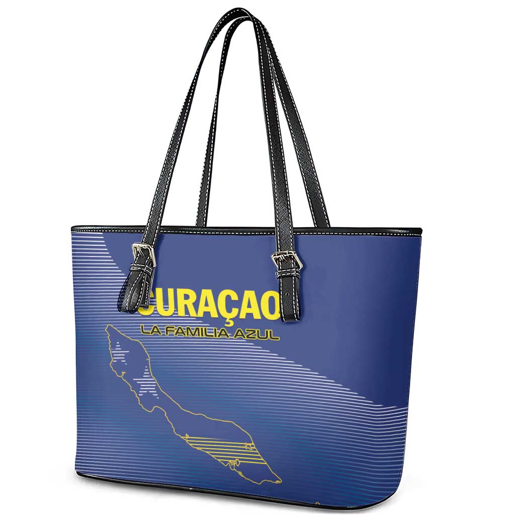 Curacao Football Leather Tote Bag La Familia Azul Go Champion
