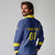 Custom Curacao Football Long Sleeve Polo Shirt La Familia Azul Go Champion