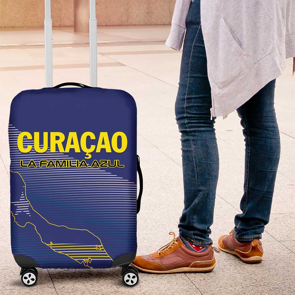 Curacao Football Luggage Cover La Familia Azul Go Champion