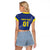 Custom Curacao Football Raglan Cropped T Shirt La Familia Azul Go Champion