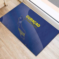 Curacao Football Rubber Doormat La Familia Azul Go Champion