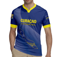 Custom Curacao Football Rugby Jersey La Familia Azul Go Champion