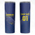 Custom Curacao Football Skinny Tumbler La Familia Azul Go Champion