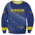 Custom Curacao Football Sweatshirt La Familia Azul Go Champion
