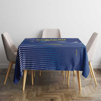Curacao Football Tablecloth La Familia Azul Go Champion