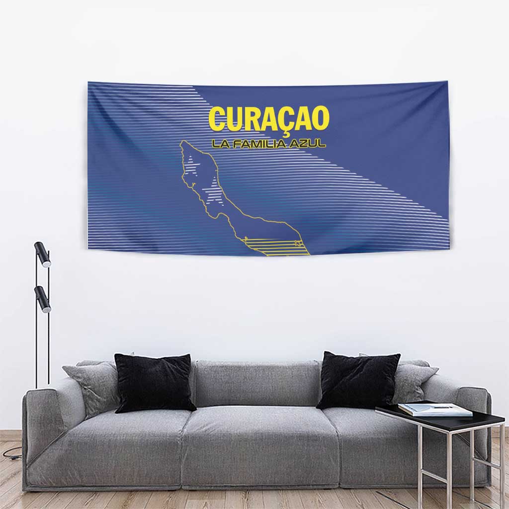 Curacao Football Tapestry La Familia Azul Go Champion