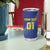 Custom Curacao Football Tumbler Cup La Familia Azul Go Champion