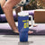 Custom Curacao Football Tumbler With Handle La Familia Azul Go Champion
