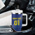 Custom Curacao Football Tumbler With Handle La Familia Azul Go Champion