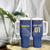 Custom Curacao Football Tumbler With Handle La Familia Azul Go Champion