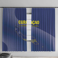 Curacao Football Window Curtain La Familia Azul Go Champion