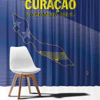 Curacao Football Window Curtain La Familia Azul Go Champion
