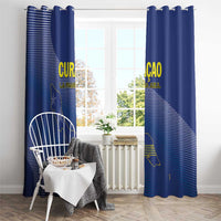 Curacao Football Window Curtain La Familia Azul Go Champion