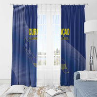 Curacao Football Window Curtain La Familia Azul Go Champion