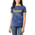 Custom Curacao Football Women Polo Shirt La Familia Azul Go Champion