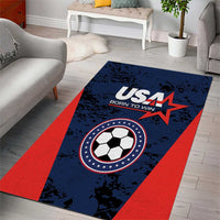 USA Soccer Team Area Rug Born To Win