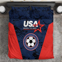 USA Soccer Team Bedding Set Born To Win
