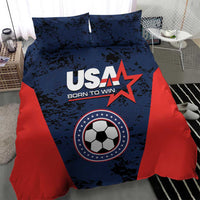 USA Soccer Team Bedding Set Born To Win