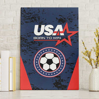 USA Soccer Team Canvas Wall Art Born To Win