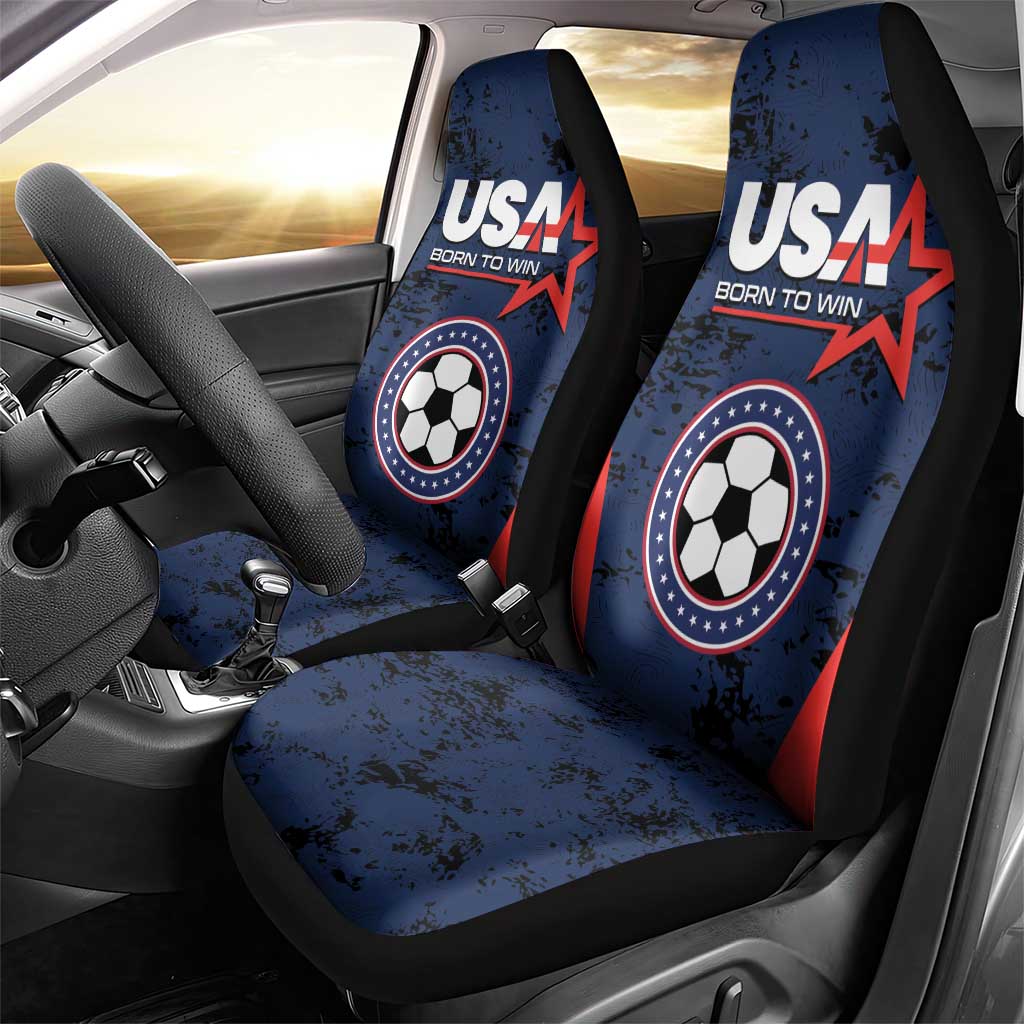 USA Soccer Team Car Seat Cover Born To Win