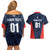 Custom USA Soccer Team Couples Matching Off Shoulder Short Dress and Hawaiian Shirt Born To Win