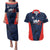 Custom USA Soccer Team Couples Matching Puletasi and Hawaiian Shirt Born To Win