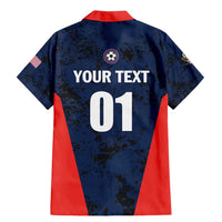 Custom USA Soccer Team Family Matching Mermaid Dress and Hawaiian Shirt Born To Win