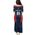 Custom USA Soccer Team Family Matching Puletasi and Hawaiian Shirt Born To Win