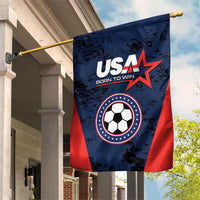 USA Soccer Team Garden Flag Born To Win