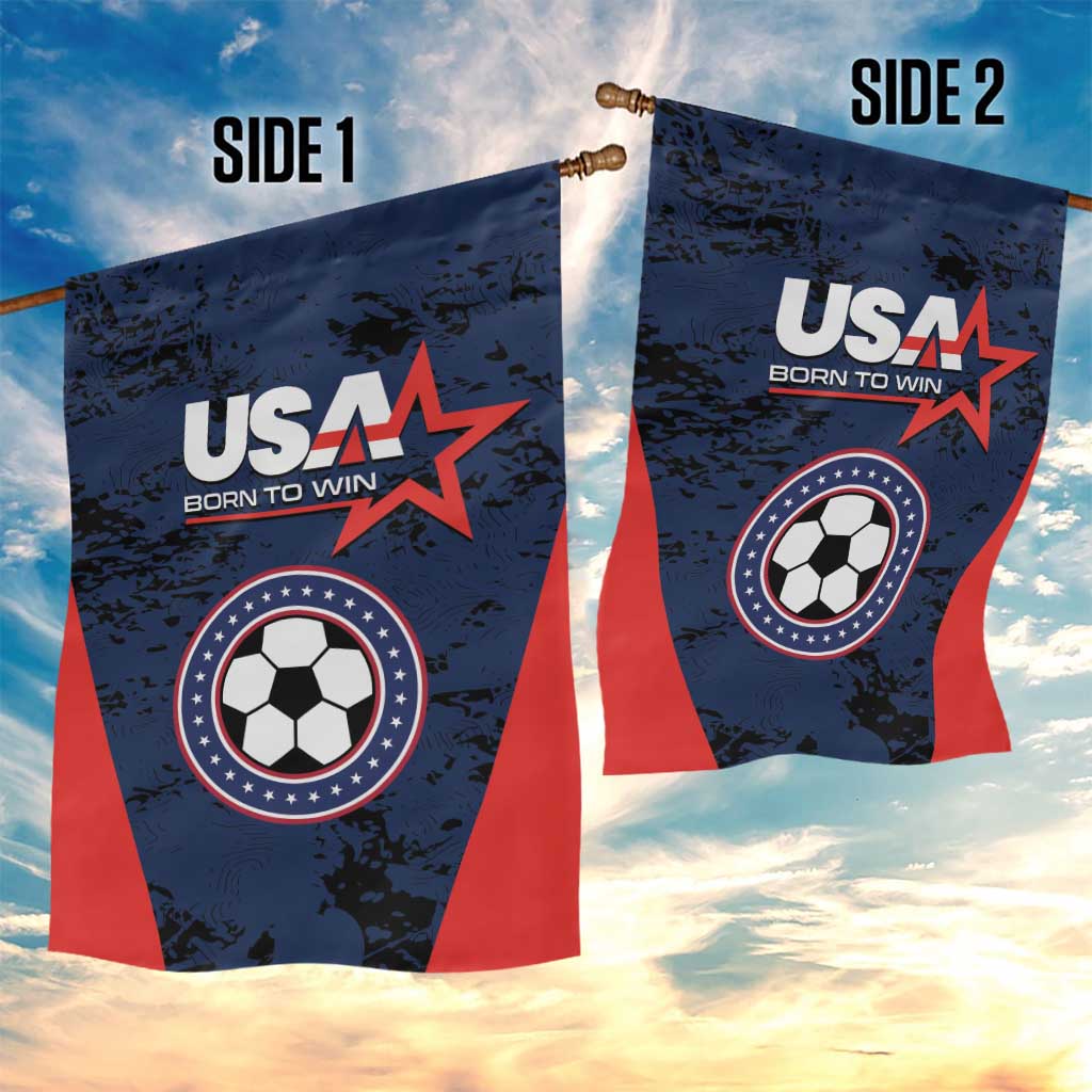 USA Soccer Team Garden Flag Born To Win