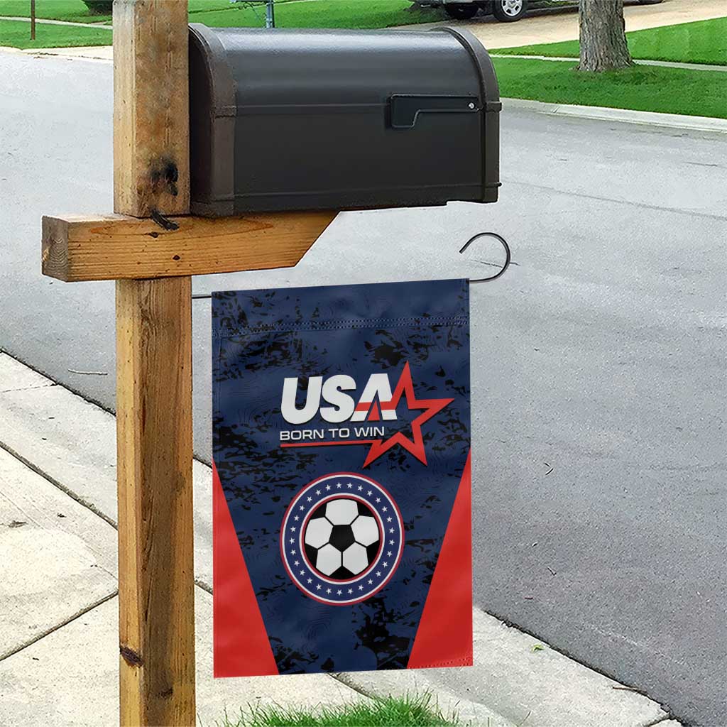 USA Soccer Team Garden Flag Born To Win