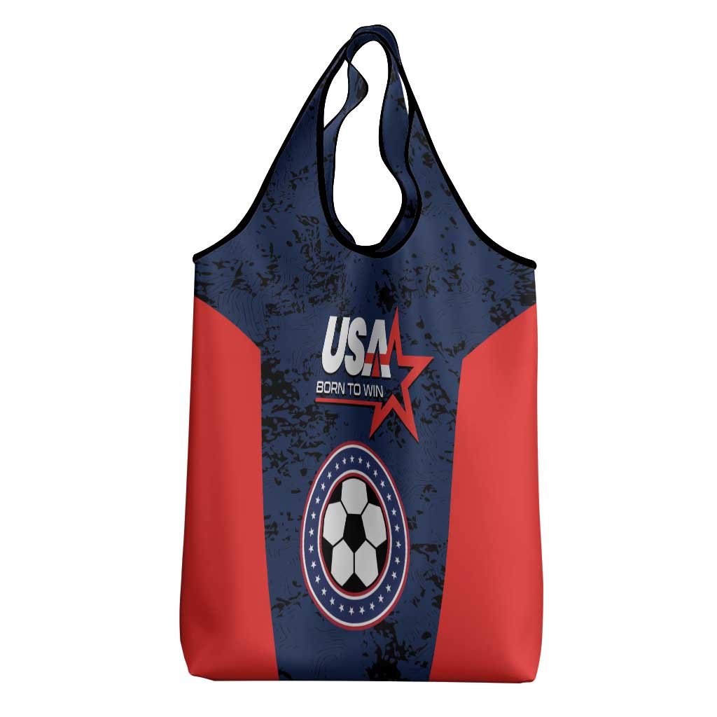 USA Soccer Team Grocery Bag Born To Win