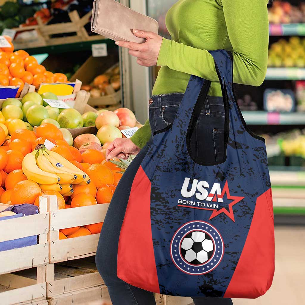 USA Soccer Team Grocery Bag Born To Win