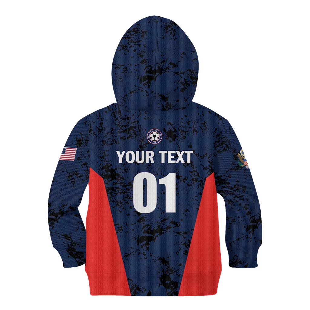 Custom USA Soccer Team Kid Hoodie Born To Win