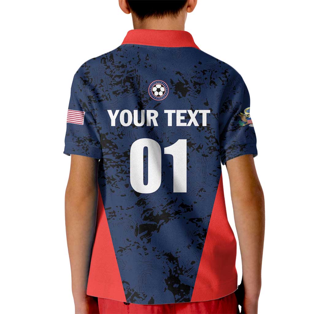 Custom USA Soccer Team Kid Polo Shirt Born To Win