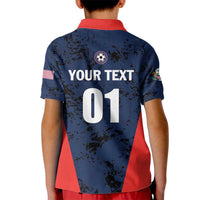 Custom USA Soccer Team Kid Polo Shirt Born To Win