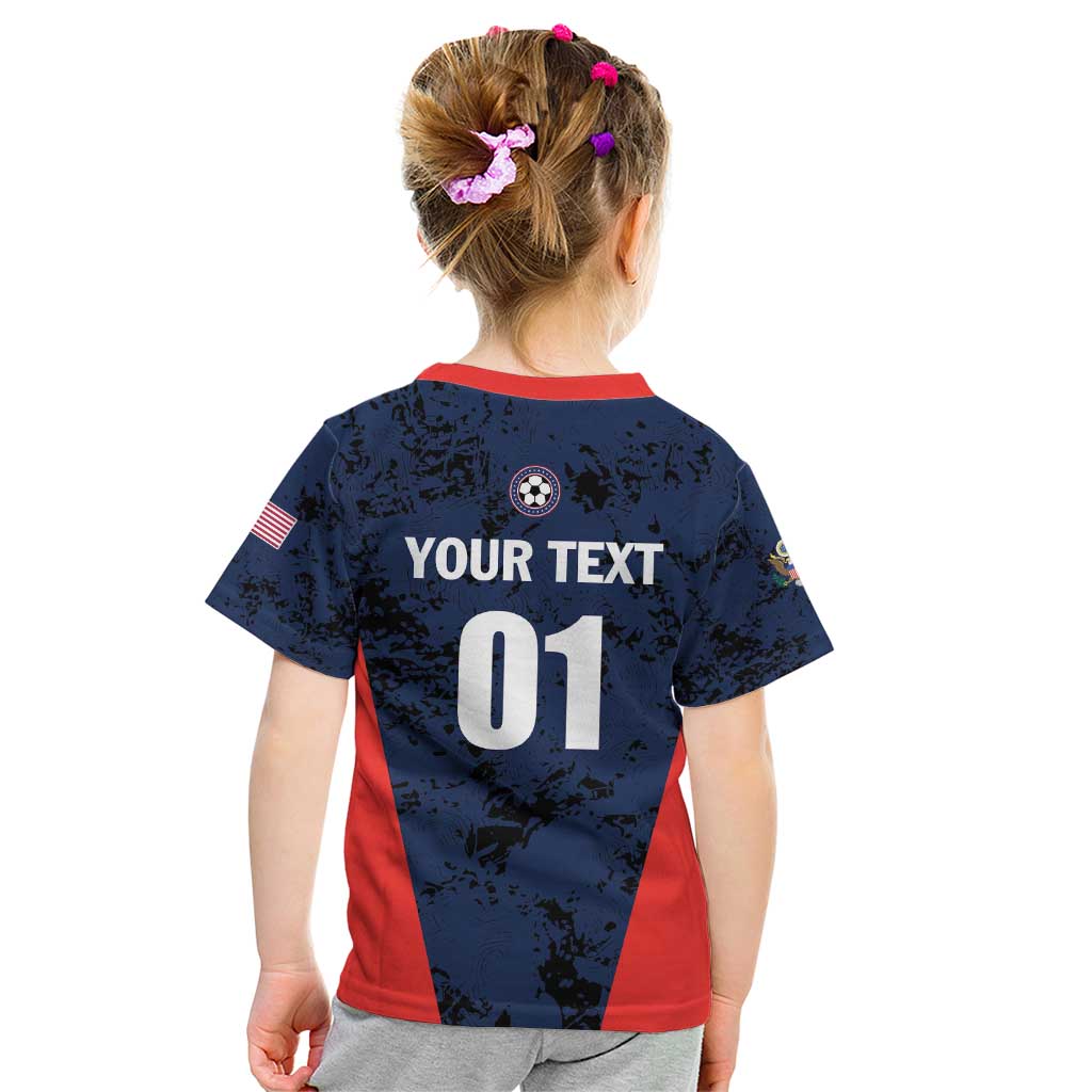 Custom USA Soccer Team Kid T Shirt Born To Win